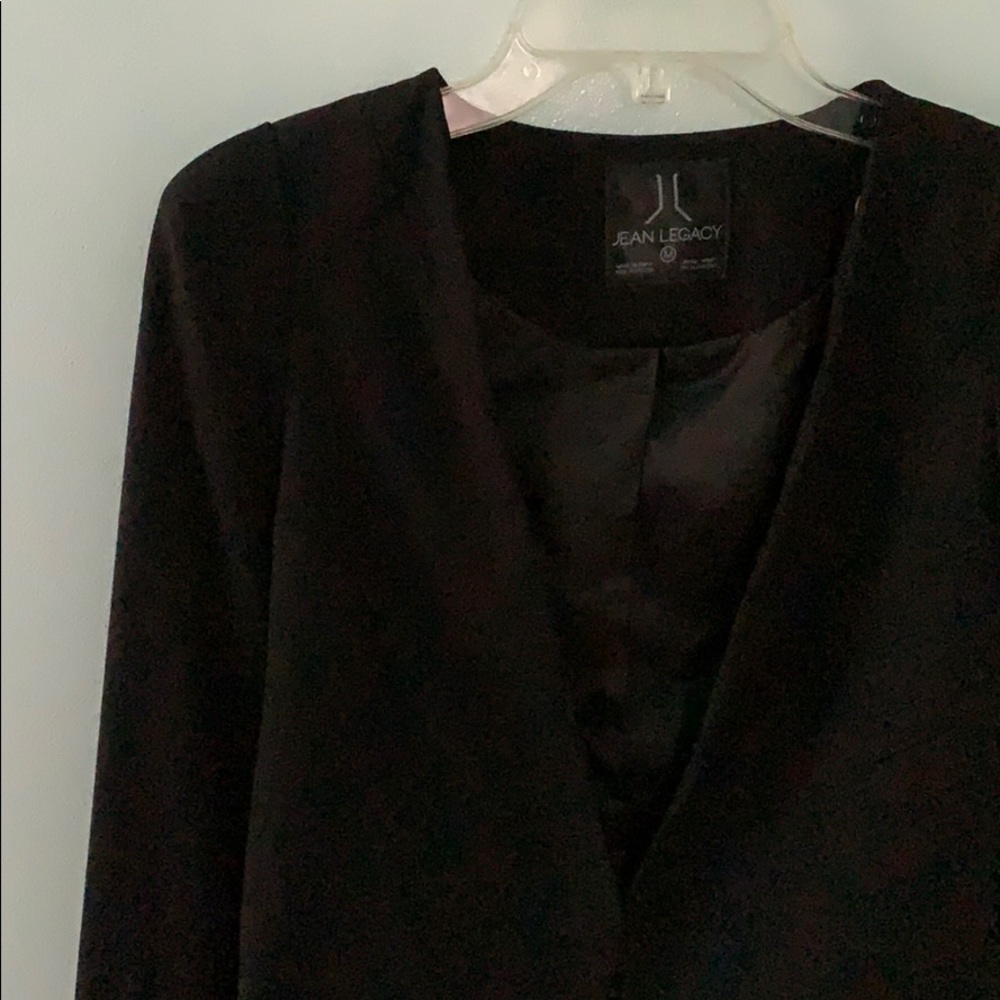 Black Crop Blazer
